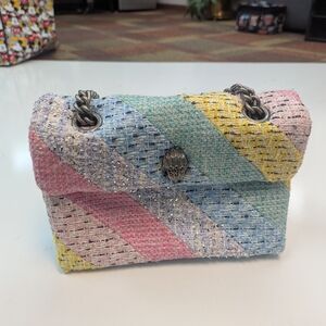 Kurt Geiger Pastel Tweed Mini Bag